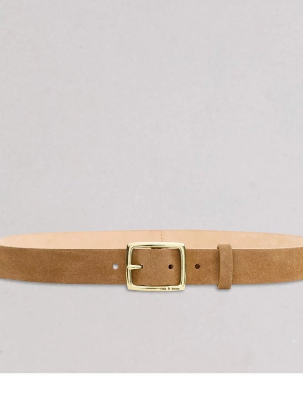 Rag & Bone Baby Boyfriend Belt in Camel